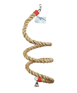 Adventure Bound Spiral Rope Bouncing Swing Parrot Toy